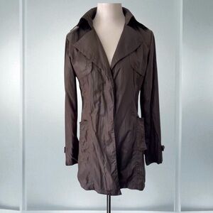 Louis Vuitton Jacket Raincoat Signature Buttons Size XL